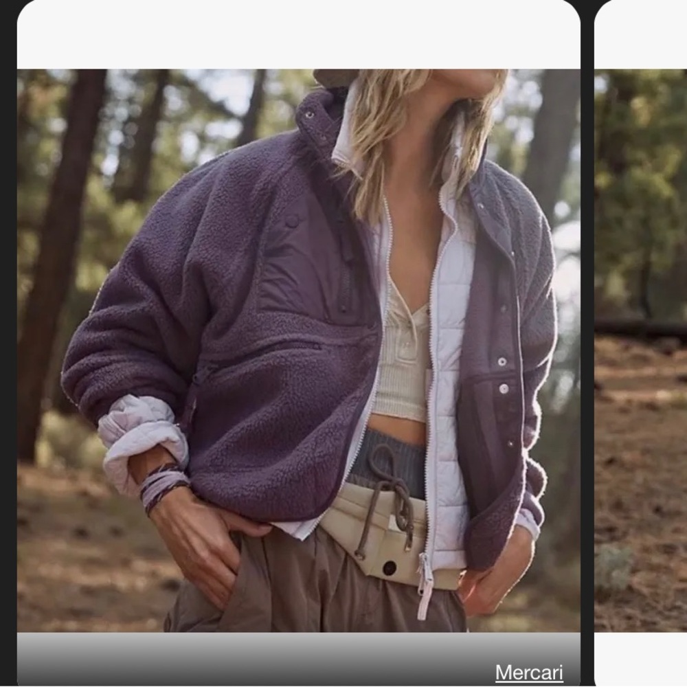 Free people fleece coat